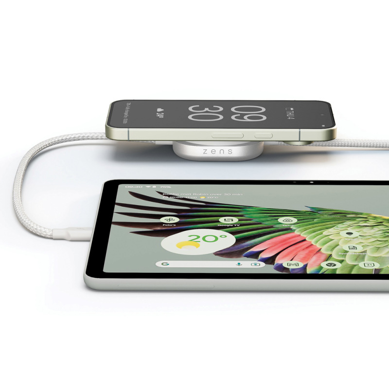 Zens nabíjací kábel USB-C – C Pro 2 biela 3