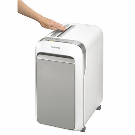 Skartovací stroj, mikro krížový rez, 18 listov, FELLOWES "Powershred LX221", biela 4