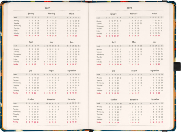 NOTIQUE Planbook planner/notebook Harry Potter – Hogwarts Express 2027, 13 x 21 cm 2