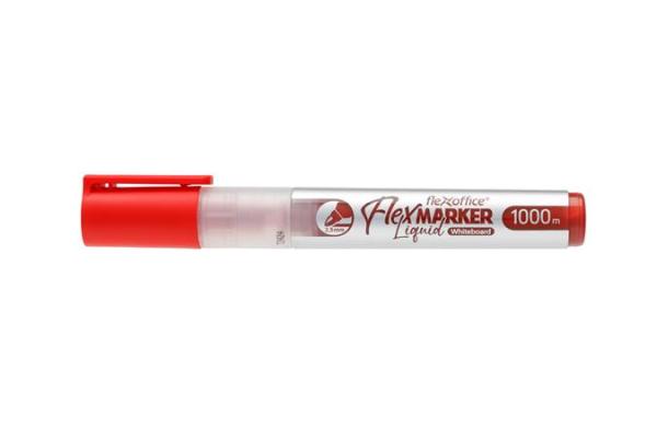 Popisovač na tabule, 2,5 mm, kuželový hrot, FLEXOFFICE "WB016", červený 1