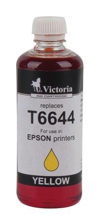 T6644 náplň do tlačiarní L100, 200mfp, VICTORIA, žltá, 100ml