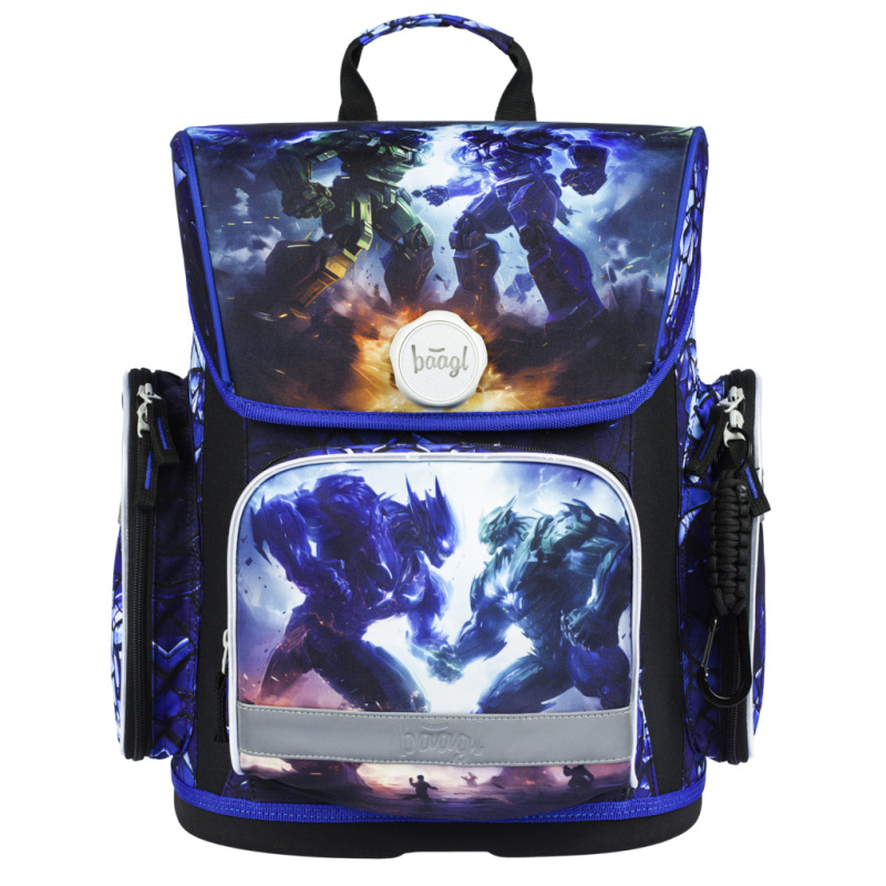 BAAGL SADA 5 Ergo Roboty: aktovka, peračník, vrecko, zástera, peňaženka 1