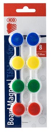 ICO Magnetky, 20 mm, 4 farby