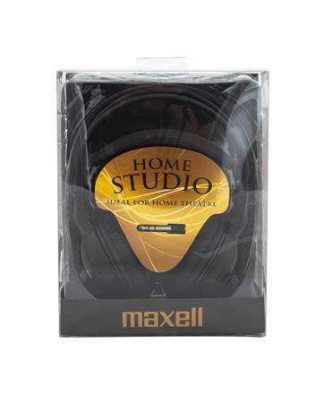 Náhlavné slúchadlá, drôtové, MAXELL "Home Studio", čierna 5