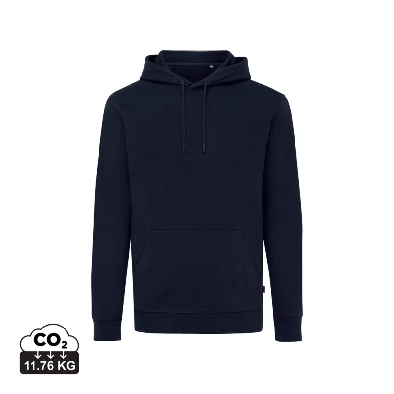 Mikina s kapucňou IQONIQ Jasper z recykl. bavlny námornícka modrá XXXL
