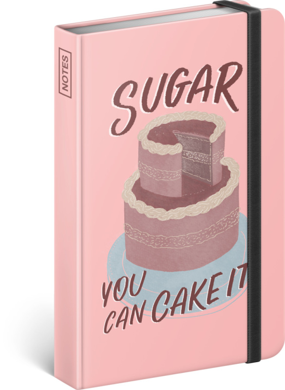 NOTIQUE Notes Sugar – Studio Tabletters, linajkovaný, 11 x 16 cm