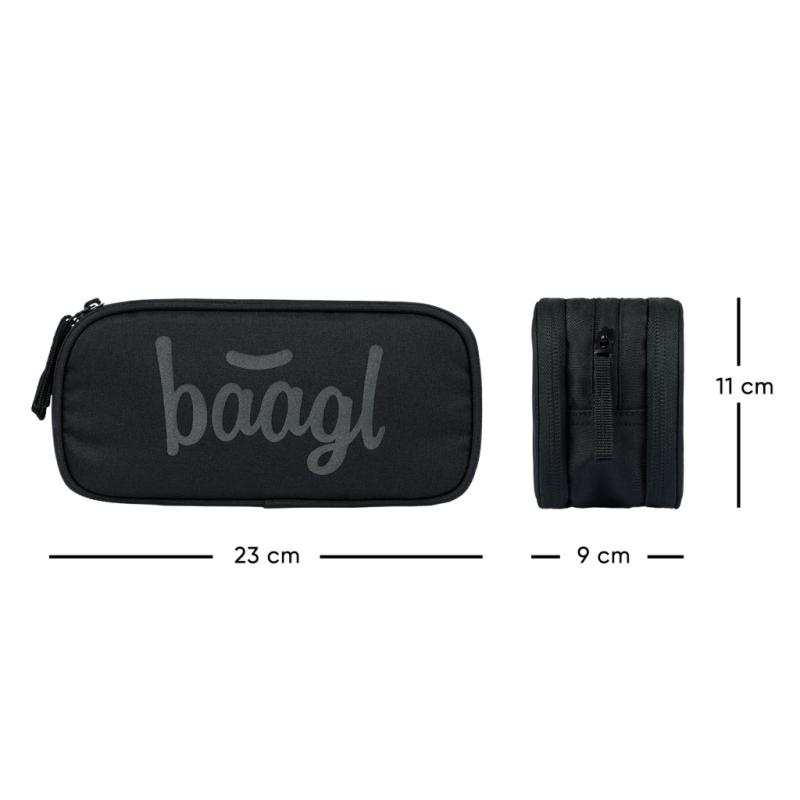 BAAGL Študentský peračník etui Black 4