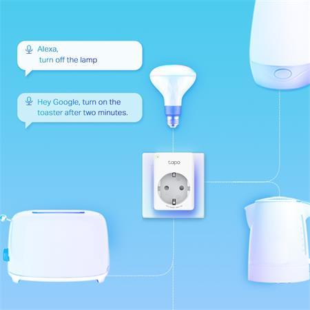 Smart zásuvka, Wi-Fi, meranie spotreby energie, TP-LINK, "Tapo P110" 5