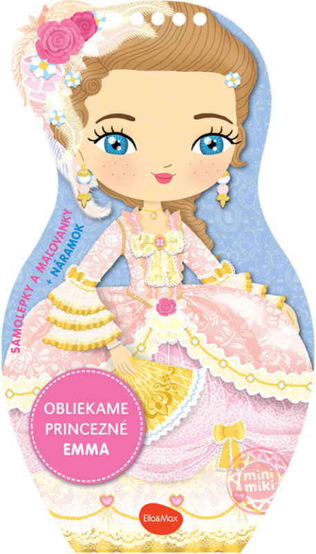 Obliekame bábiky PRINCEZNÁ EMMA – Maľovanky 5