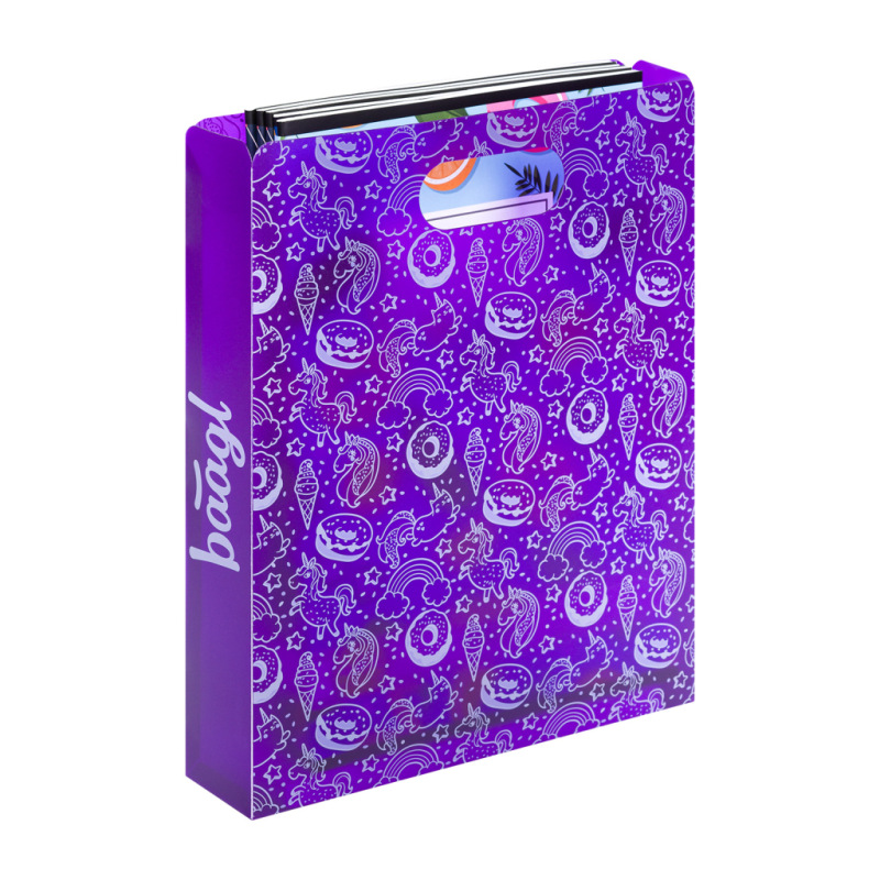 BAAGL Plastové dosky na školské zošity Jednorožec 1