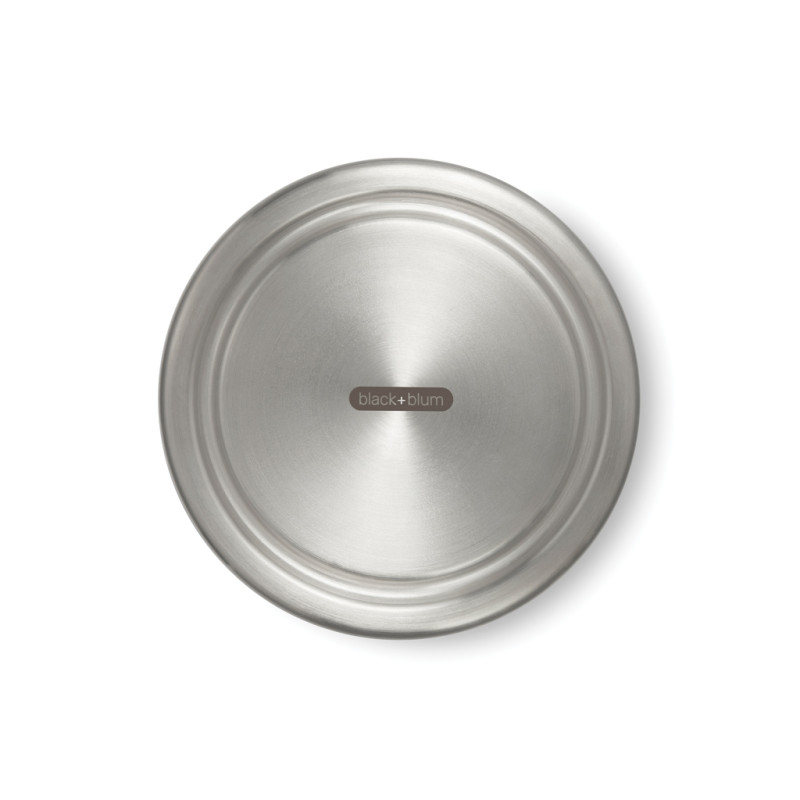 Sklenená miska na jedlo 750ml Black+Blum hnedá 9