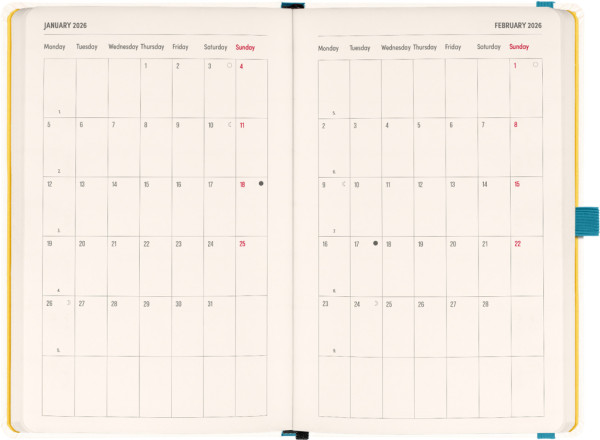 NOTIQUE Planbook diár/notes Herbár 2026, 13 x 21 cm 4