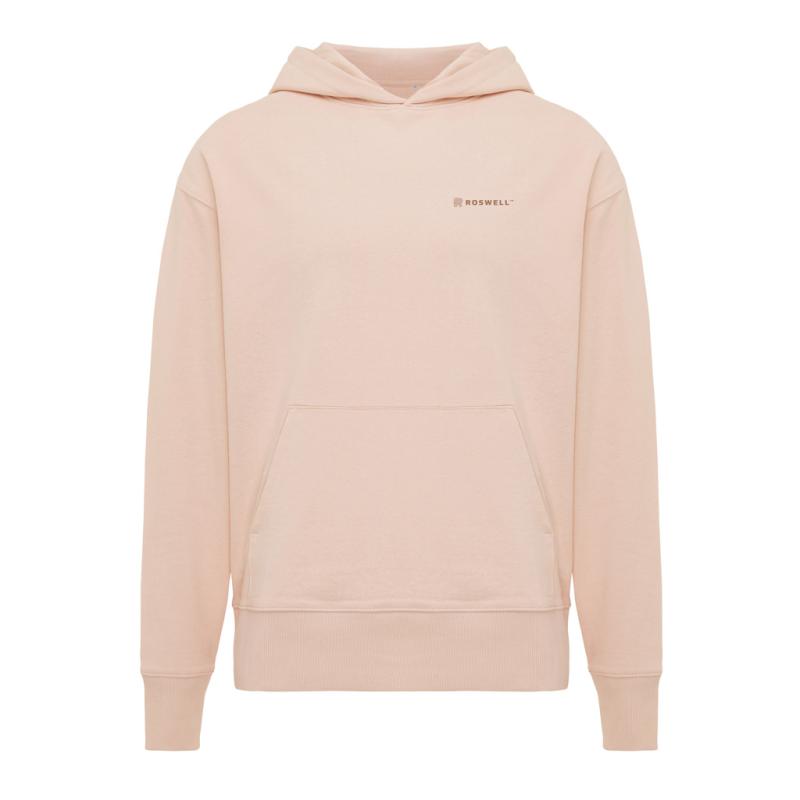 Mikina s kapucňou IQONIQ Yoho relaxed fit z recykl. bavlny peach nectar XS 3