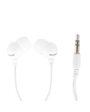 Slúchadlá, MAXELL "Plugz", biela 1