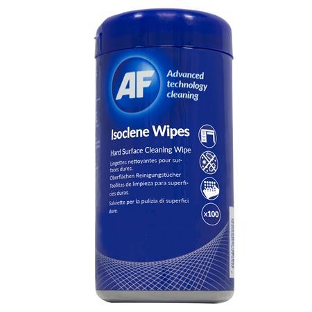 Antibakteriálne čistiace utierky, s isopropyl alkoholom, 100 ks, AF "Isoclene"