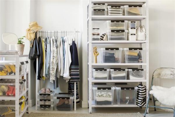 Úložný box, plastový, 21  l, čierne úchytky, SMARTSTORE "Classic 24", priehľadný 5