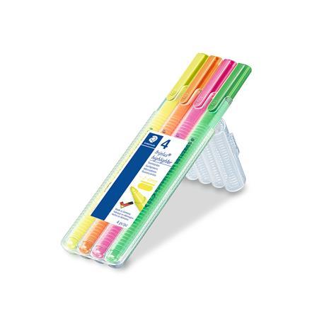 Zvýrazňovač, sada, 1-4 mm, STAEDTLER "Triplus", 4 rôzne farby 2