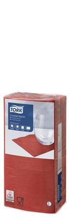 Servítky, 1/4 ohyb, 2-vrstvové, 23,8x24 cm, Advanced, TORK "Cocktail", červená 1