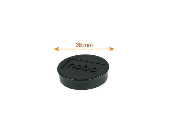 Magnetky, magnetické, pre biele tabule, 38 mm, 4 ks, NOBO, 2