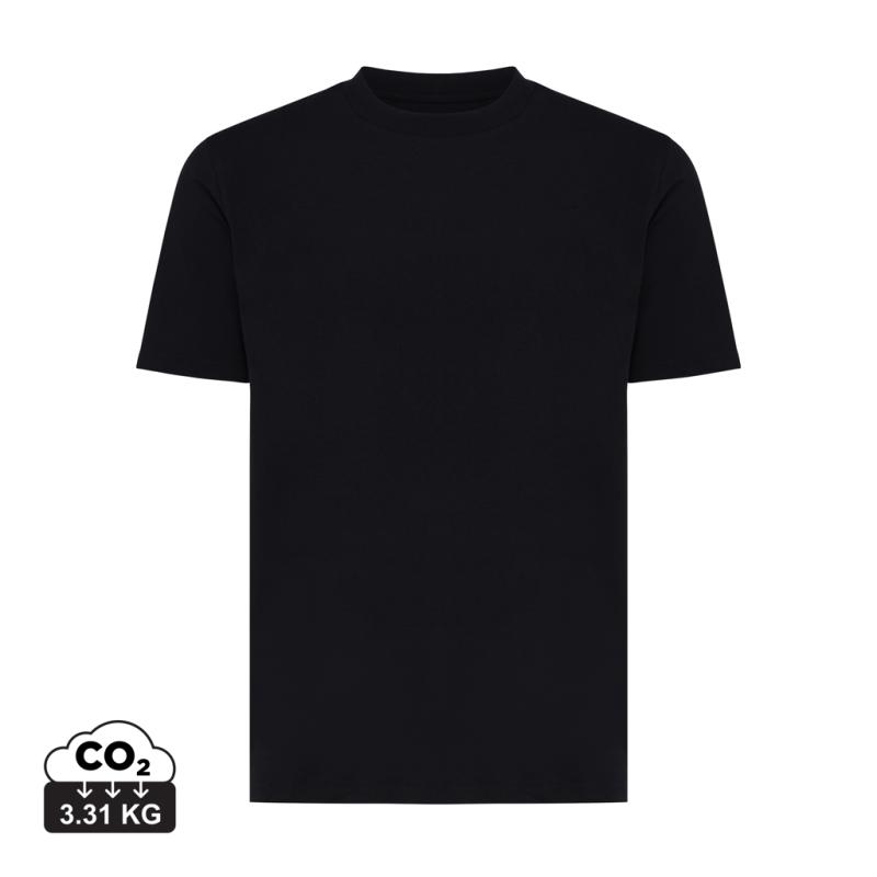 Ľahké tričko IQONIQ Sierra z recykl. bavlny čierna 5XL