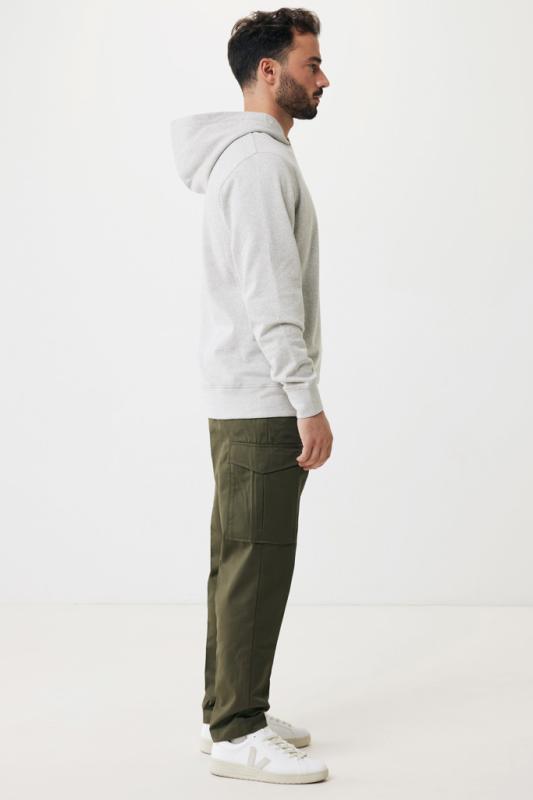 Mikina s bočnými vreckami IQONIQ Yengo z rec. bavlny light heather grey XXS 12