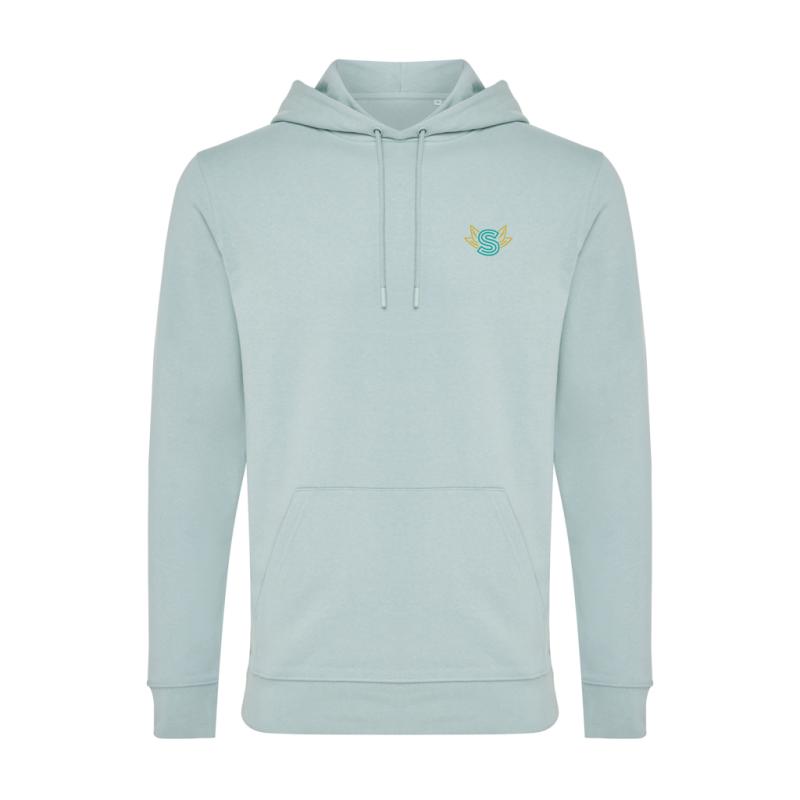 Mikina s kapucňou IQONIQ Jasper z recykl. bavlny Iceberg green XXXL 4