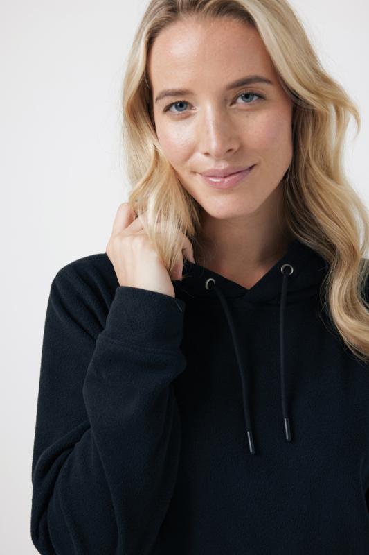 Micro fleece mikina IQONIQ Trivor z recykl. polyesteru čierna XL 12