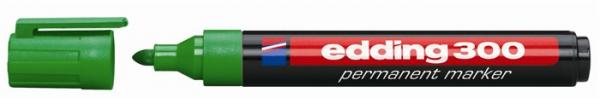 Permanentný popisovač, 1,5-3 mm, kužeľový, EDDING "300", zelený 1
