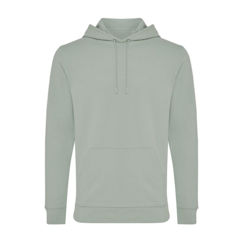 Mikina s kapucňou IQONIQ Jasper z recykl. bavlny Iceberg green XXS 2