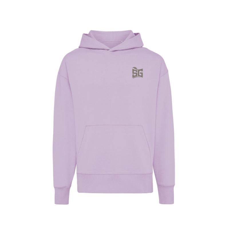 Mikina s kapucňou IQONIQ Yoho relaxed fit z recykl. bavlny lavender S 3