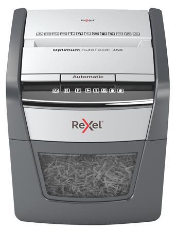 Skartovací stroj, konfety, 45 listov, REXEL "Optimum AutoFeed 45X" 2