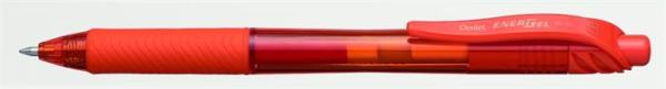 Gélové pero, 0,35 mm, stláčací mechanizmus, PENTEL "EnerGelX BL107", oranžová 1