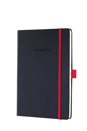 Zápisník, exkluzívny, A5, linajkový, 97 strán, tvrdá obálka, SIGEL "Conceptum Red Edition" 1