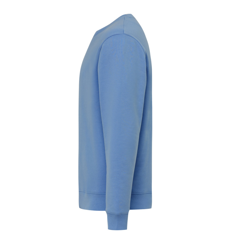 IQONIQ Toria Unisex mikina s okrúhl. výstrihom z rec. bavlny moon blue XL 3
