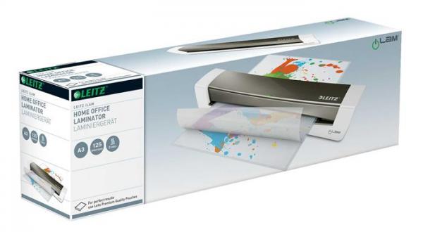 Laminovací stroj, A3, 80-125 mikr., LEITZ "iLam Home Office", sivý 9