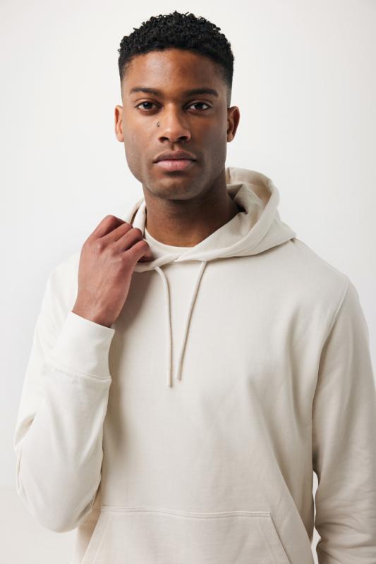Ľahká mikina s kapucňou IQONIQ Rila z recykl. bavlny ivory white XL 12