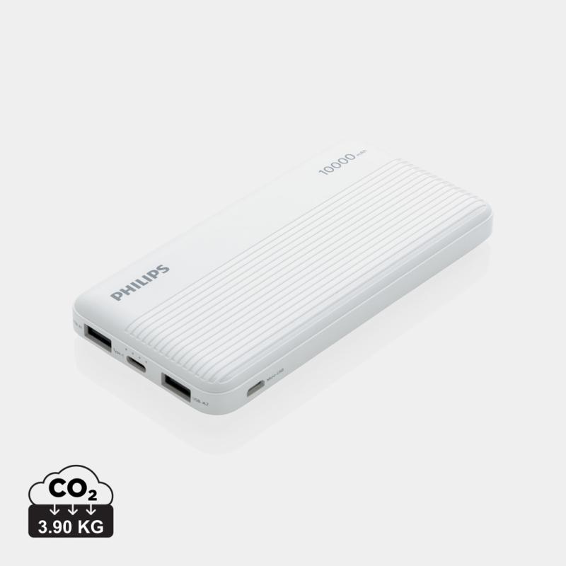 Slim powerbanka 10 000 mAh Philips biela