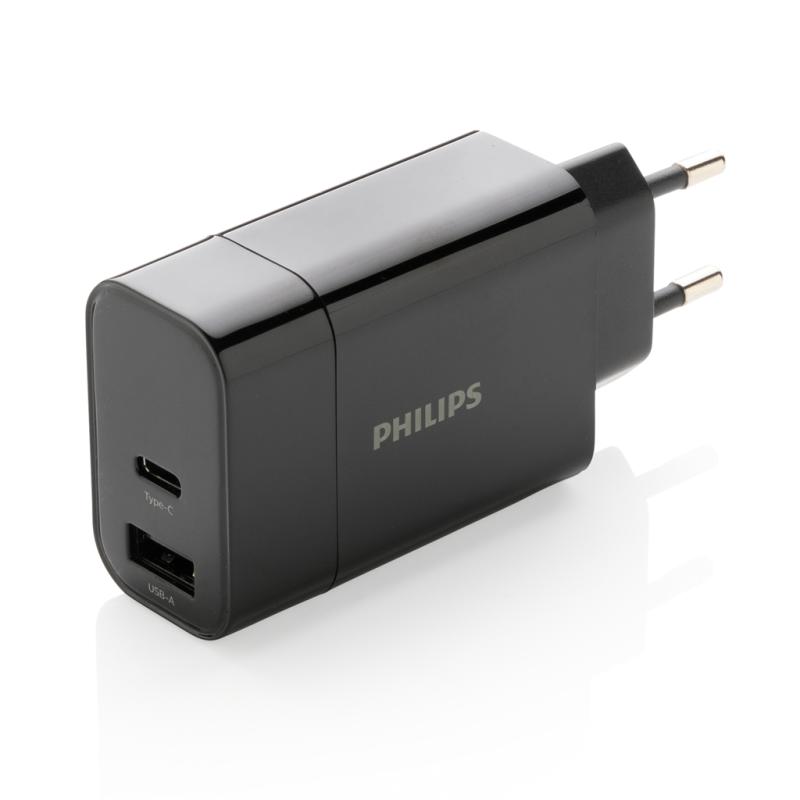 Ultra rýchly PD nabíjací adaptér Philips čierna 1