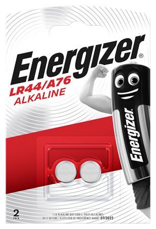 Gombíková batéria, LR44/A76, 2 ks, ENERGIZER 1