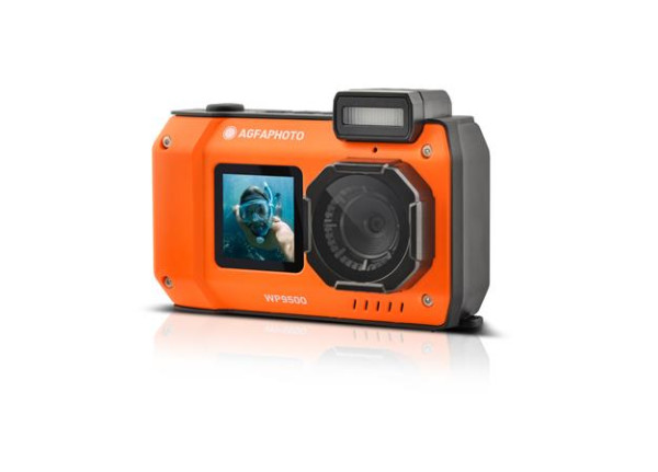 Fotoaparát, digitálny, vodeodolný, s dvojitým displejom, AGFAPHOTO Realishot "WP9500", ora 3
