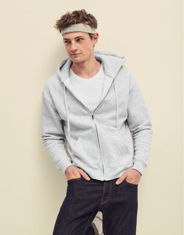 Mikina na zips s kapucňou Premium 2