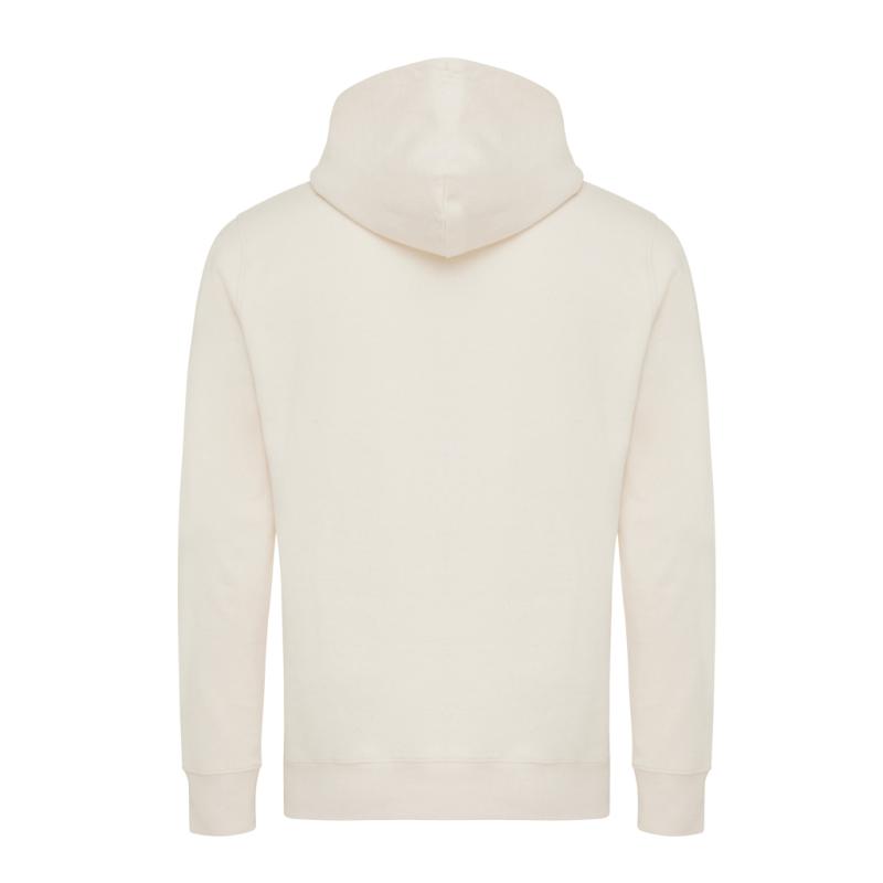 Ľahká mikina s kapucňou IQONIQ Rila z recykl. bavlny natural raw 5XL 2