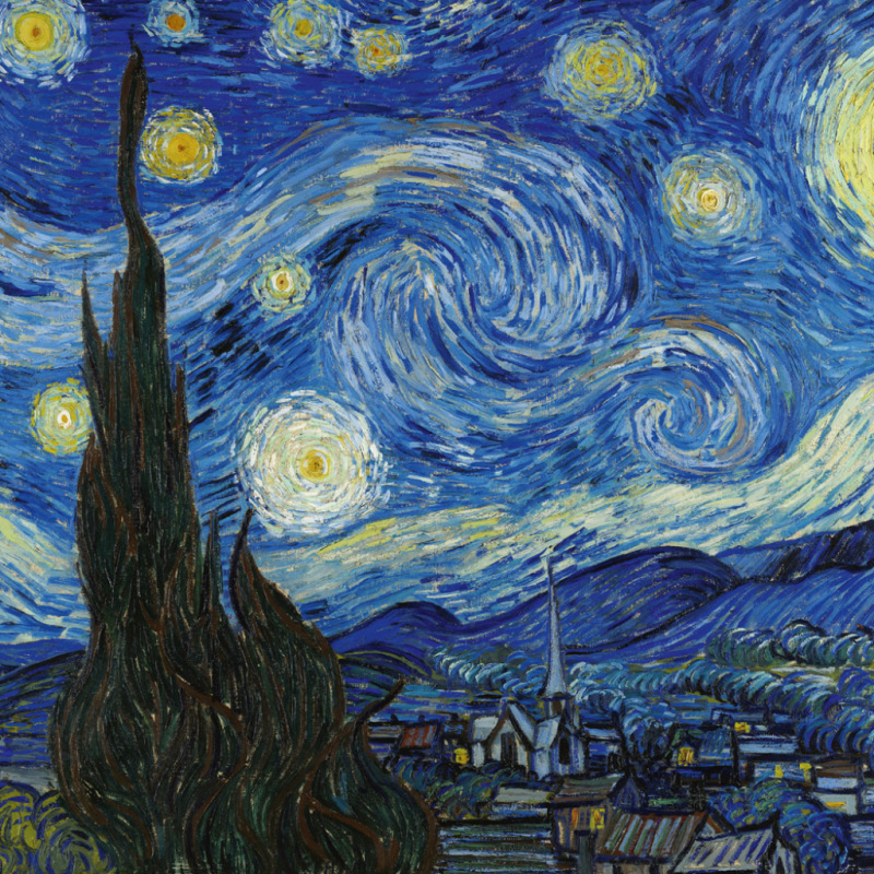 NOTIQUE Grid calendar Vincent van Gogh 2027, 30 x 30 cm 13