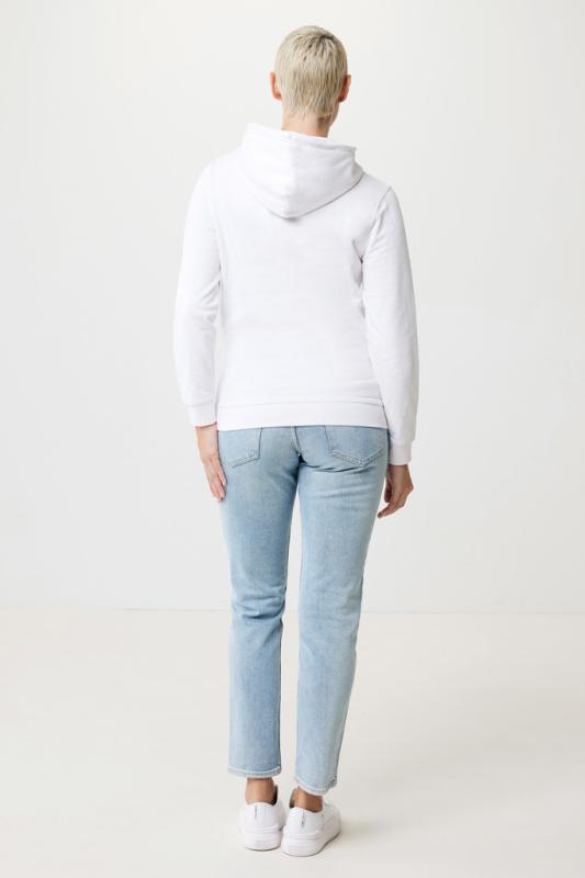 Mikina s kapucňou IQONIQ Jasper z recykl. bavlny recycled white XXS 9