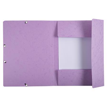 Doska s gumičkou, prešpánová, A4, EXACOMPTA, "Aquarel", fialová 3