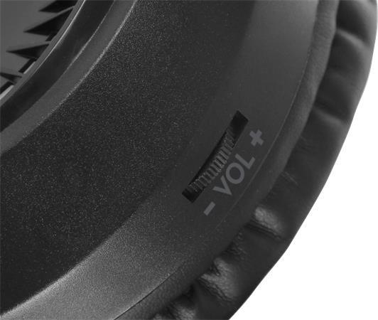 Náhlavné slúchadlá, drôtové, gaming, 2x3.5 mm jack + USB-A, SPEEDLINK "Voltor LED", čierna 5