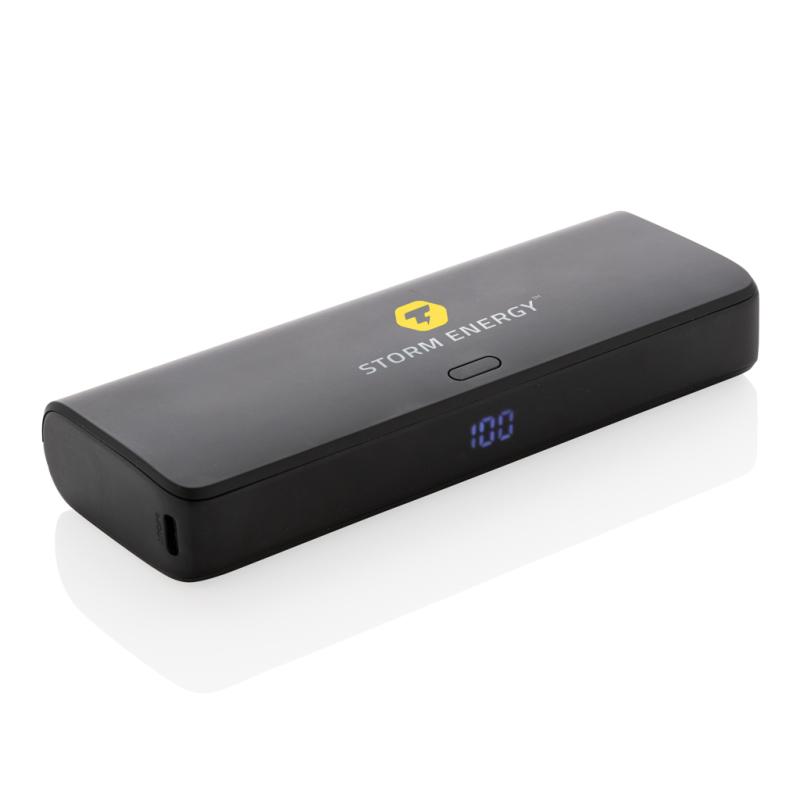 Rýchla powerbanka 20000mAh FlashCharge z RCS recykl. plastu čierna 9
