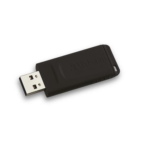 USB kľúč, 32GB, USB 2.0, VERBATIM "Slider", čierny 3