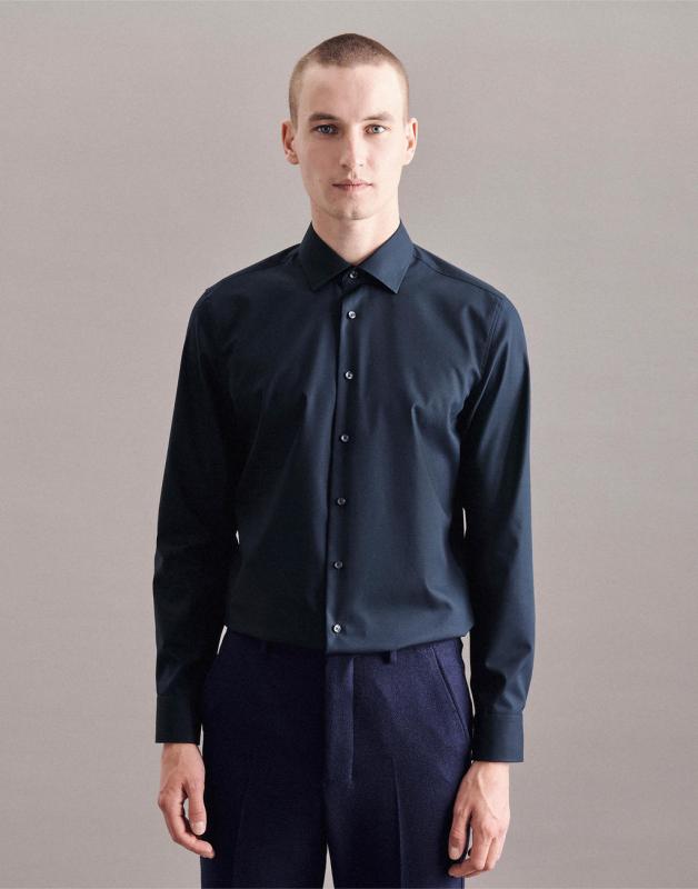 Košeľa s dlhými rukávmi Slim Fit 1/1 Business Kent 1