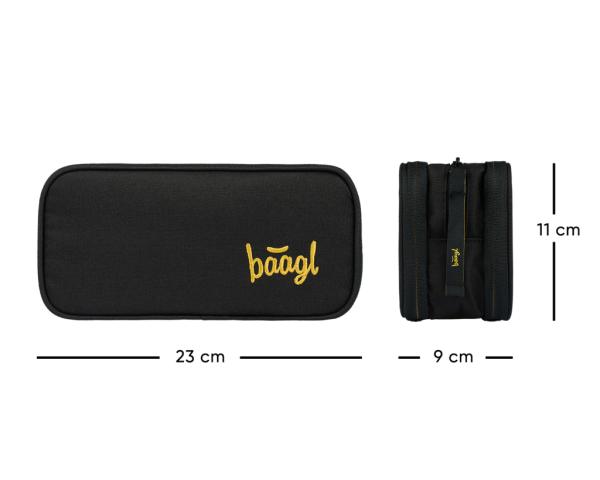 BAAGL Peračník etui Eggy Big Black 6